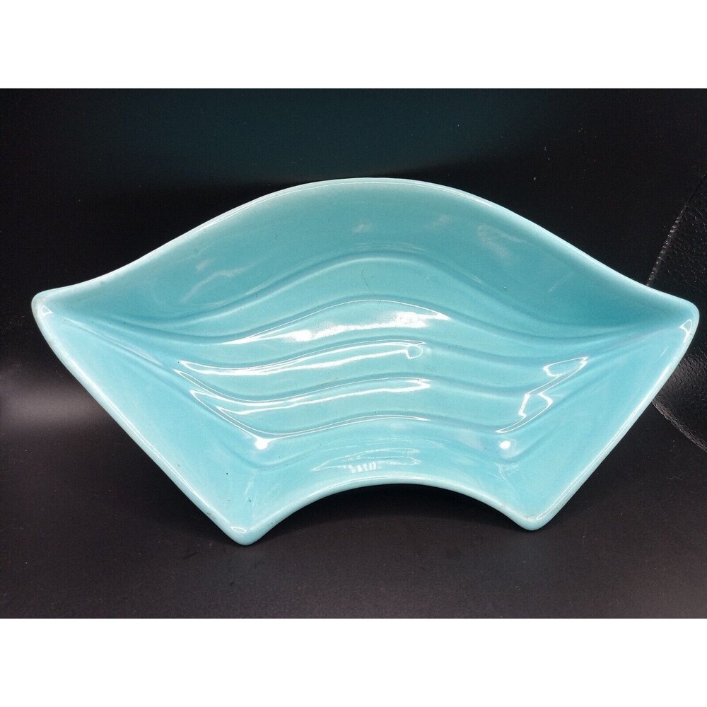 Vintage MCM California Pottery L-34 Blue Dish Set Replacement USA CA L34 BLUE